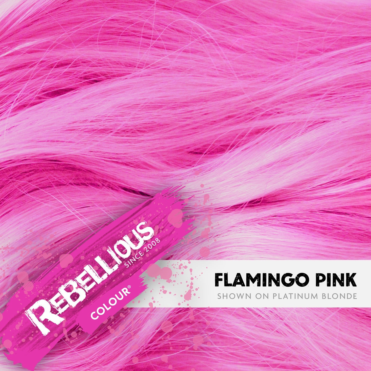 Rebellious Flamingo Pink coloration rose 100 ml vegan