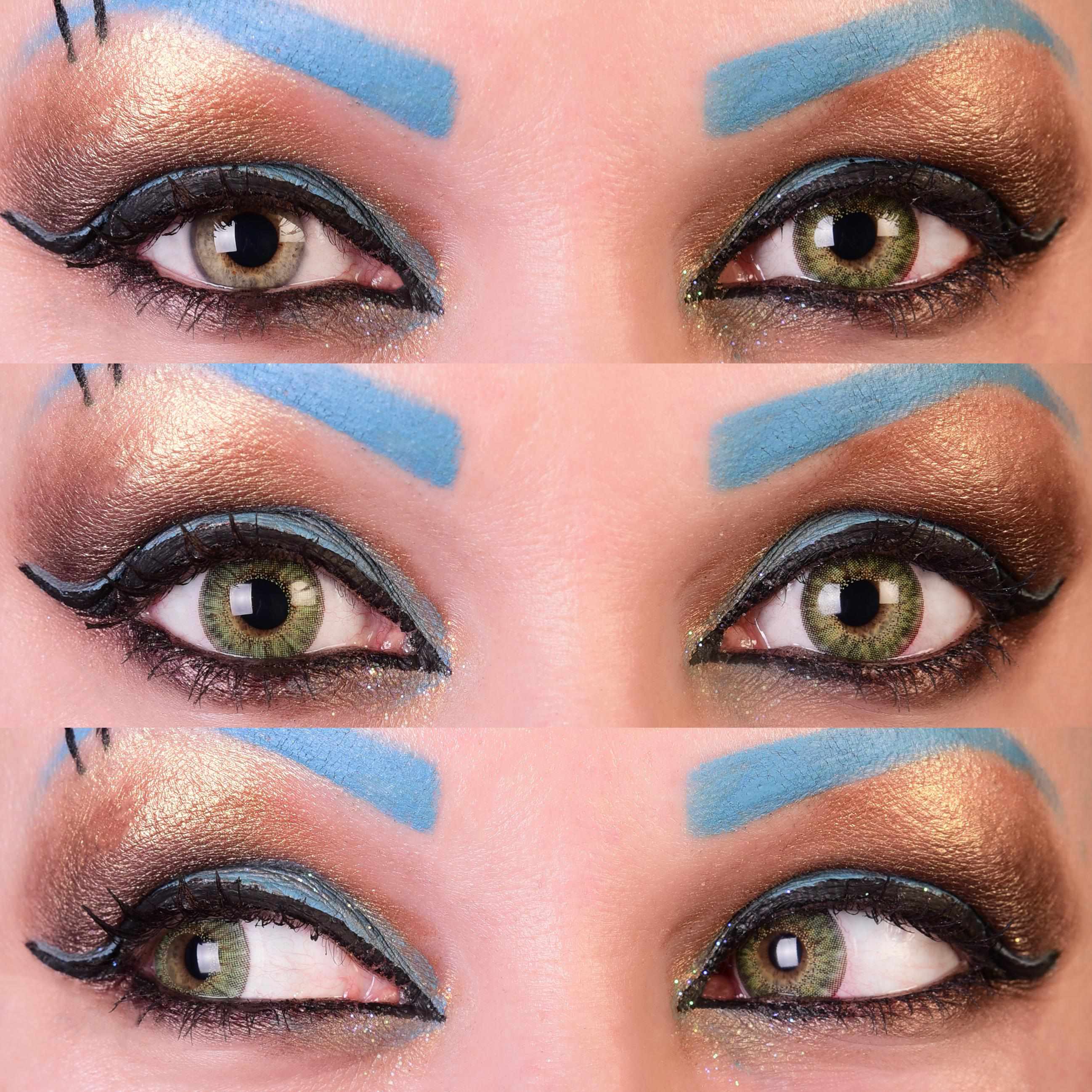 PRIMAL Sunset Turquoise lentilles vertes turquoise 14,5 mm