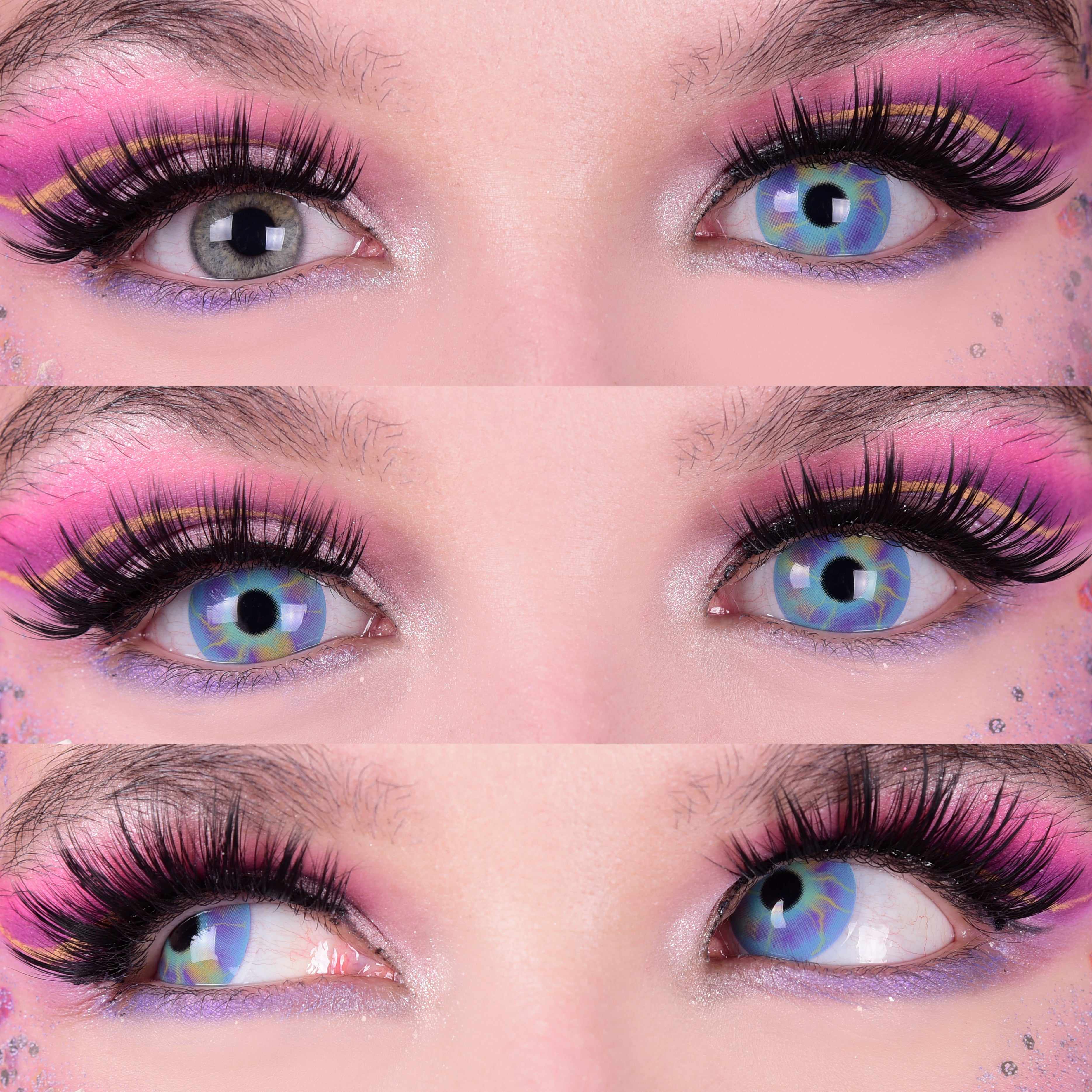 PRIMAL Unicorn lentilles de couleur arc-en-ciel