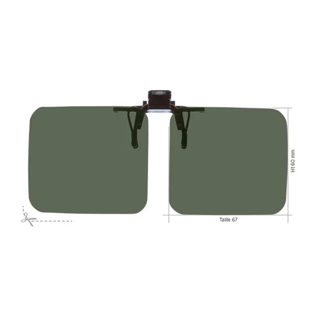 JHB Réf 715S easyclip relevable solaire polarisé taille 67