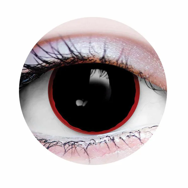 PRIMAL Hellraiser I lentilles de contact noires anneau rouge