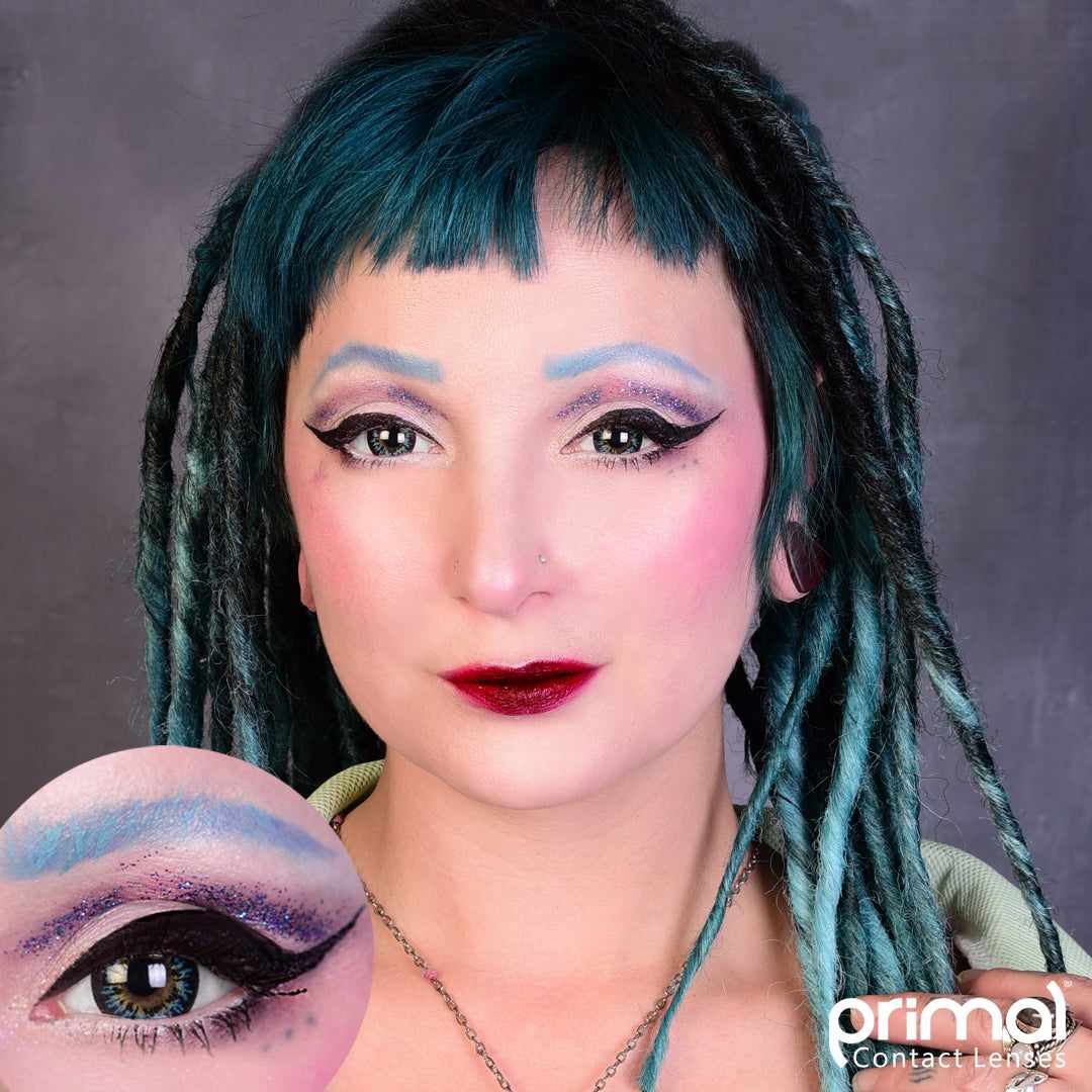 PRIMAL Mesmerize Ocean lentilles de contact bleues 14,5mm