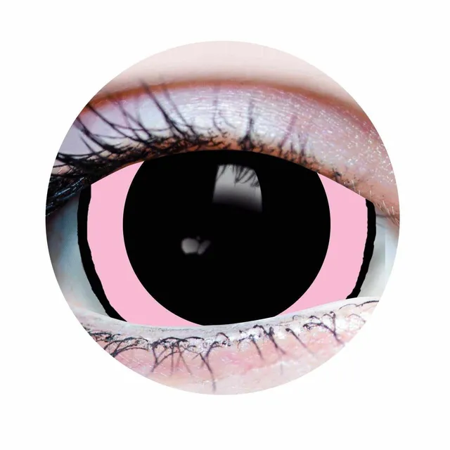 PRIMAL ACID I lentilles roses mini sclera noires
