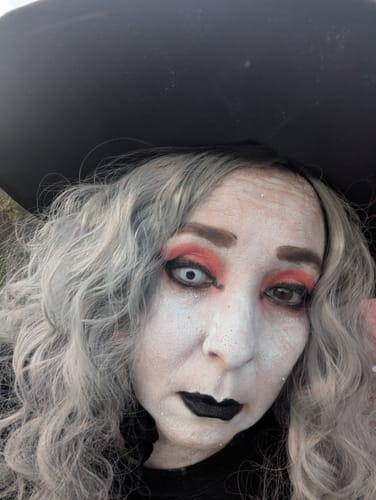 PRIMAL Zombie I lentilles blanches opaques zombie aveugle