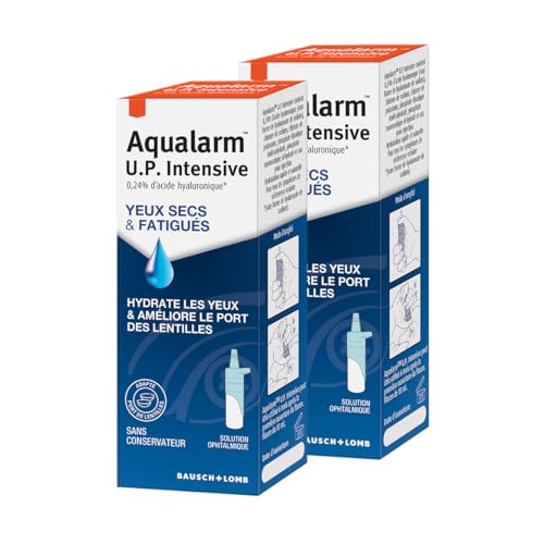 Aqualarm U.P. Intensive gouttes yeux secs 2x10ml hyaluronique