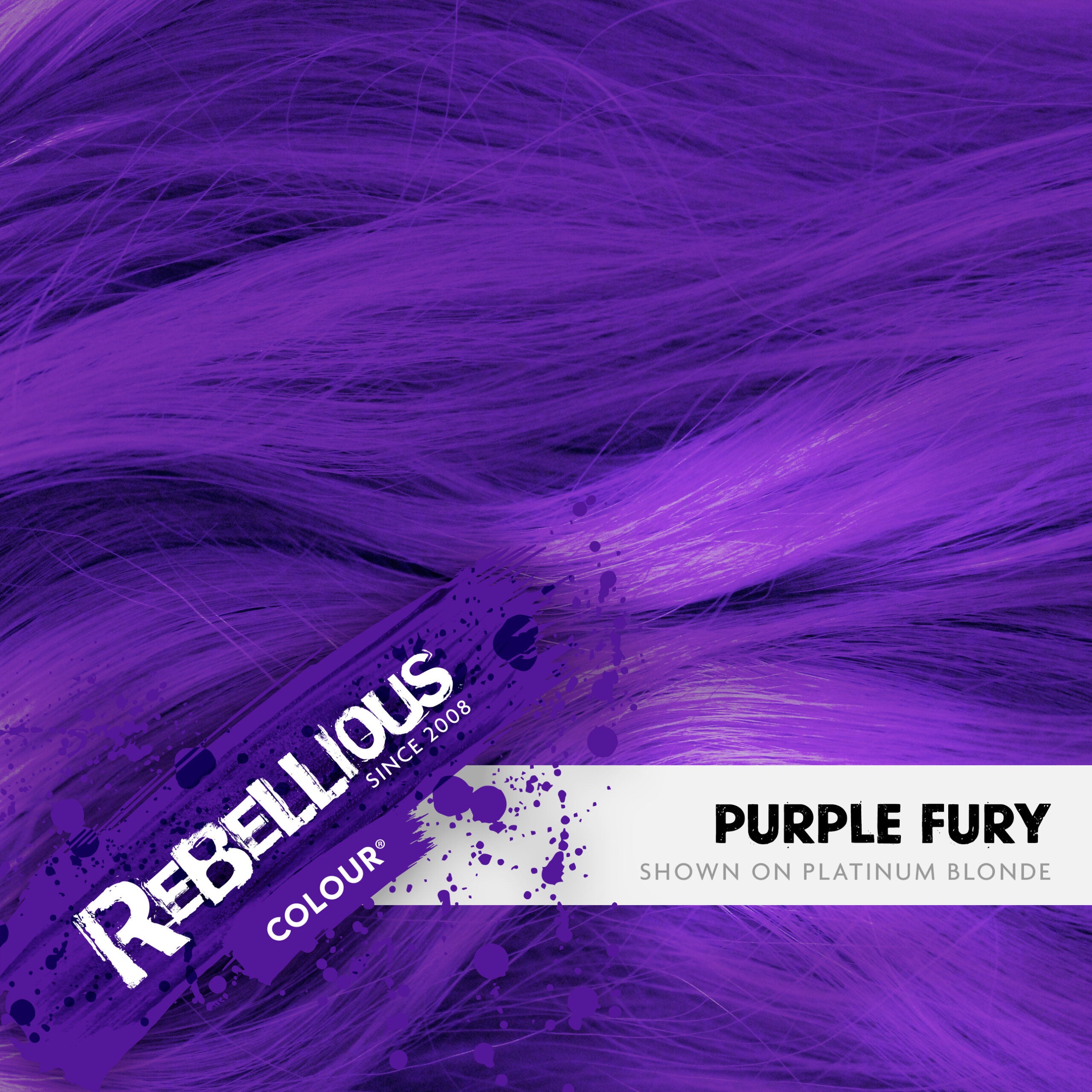 Rebellious Purple Fury coloration violette semi-permanente 100ml