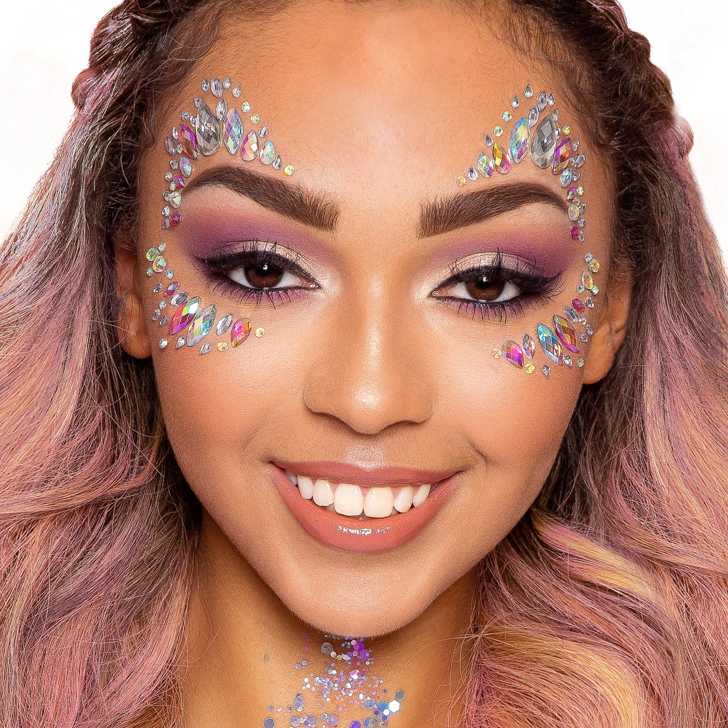 PRIMAL Glitter Me Up Sugar Kiss strass visage réutilisable