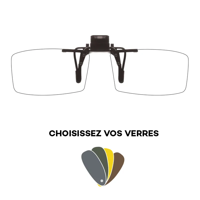 JHB Fastclip 127tac surlunette solaire polarisante relevable