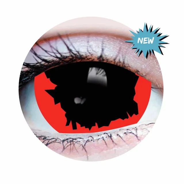 PRIMAL Red Witch Mini Sclera lentilles rouges et noires