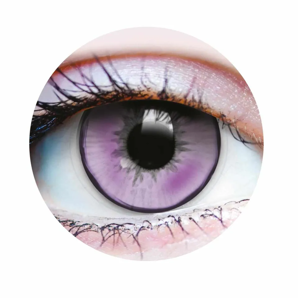 Primal Succubus lentilles cosplay violettes
