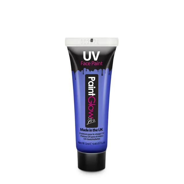 PRIMAL PaintGlow peinture visage bleue 12ml