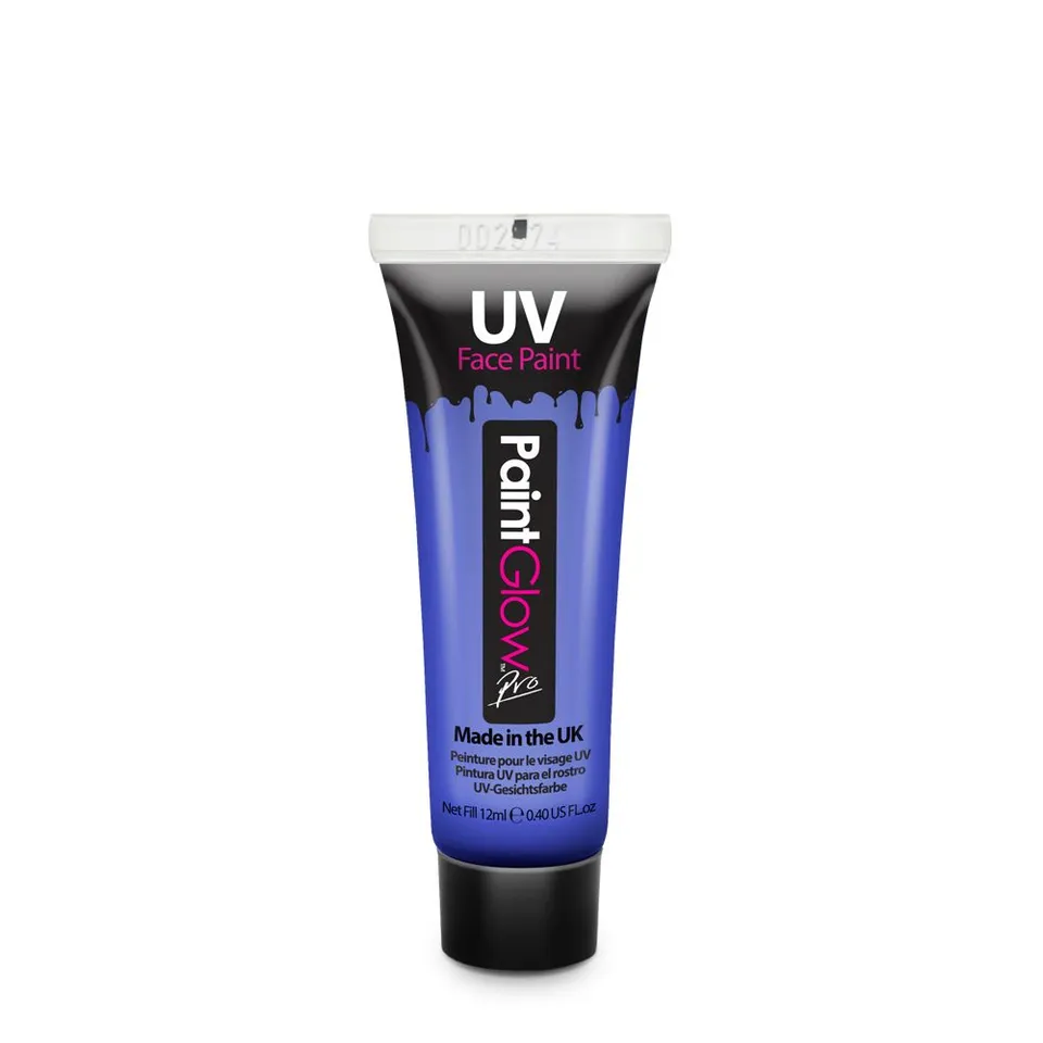 PRIMAL PaintGlow peinture visage bleue 12ml