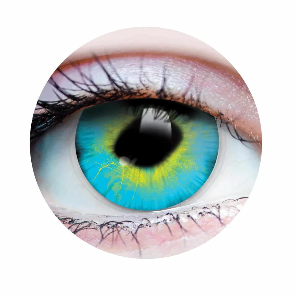 PRIMAL Strange lentilles vert bleu mini sclera