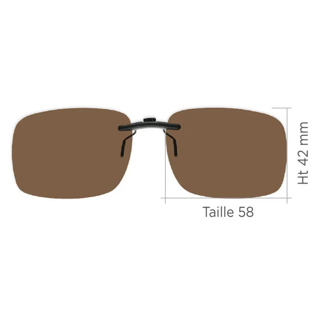 JHB 160Q polyclip solaire polarisé taille 58 cat.3