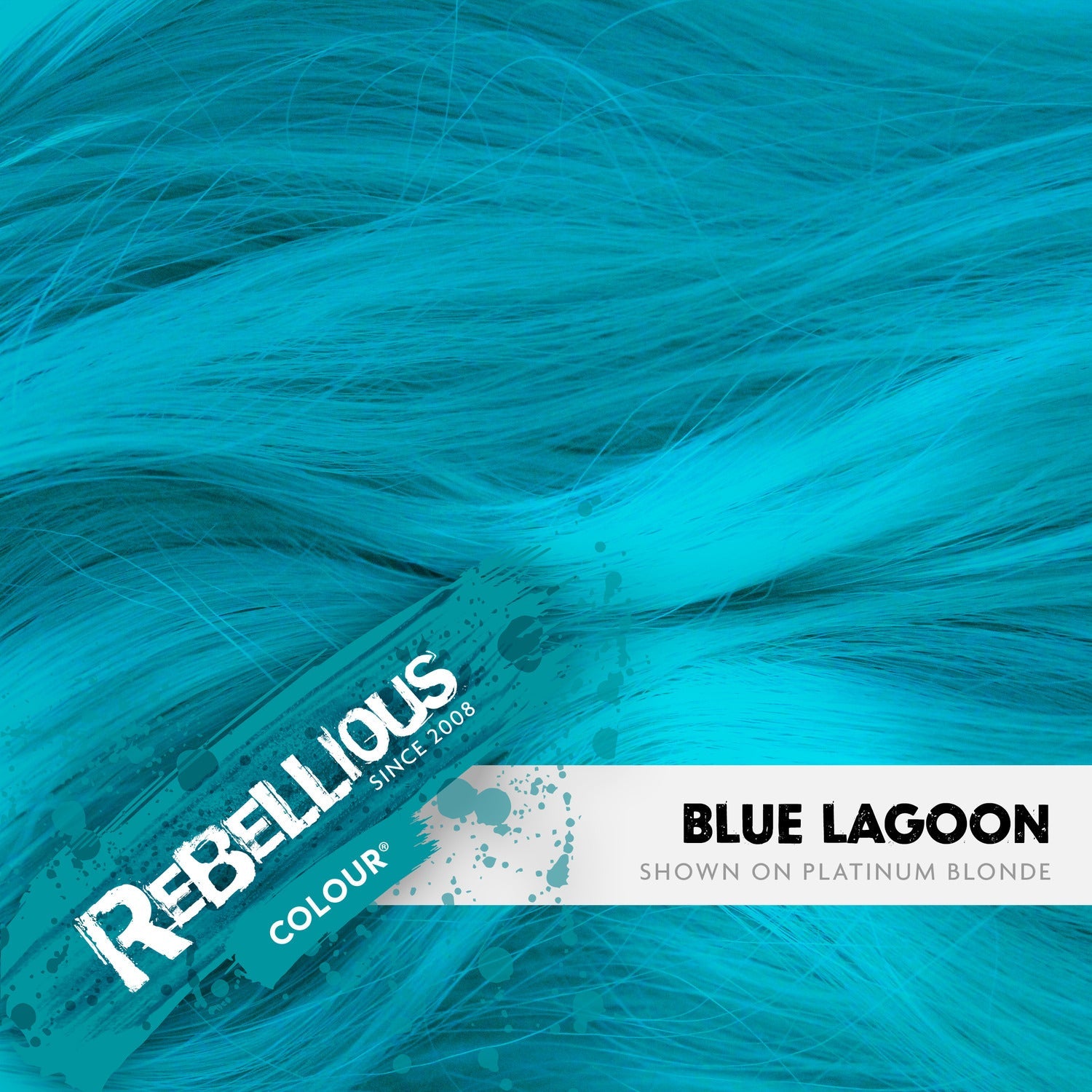 PRIMAL Rebellious Blue Lagoon coloration cheveux bleue 100ml semi-permanente