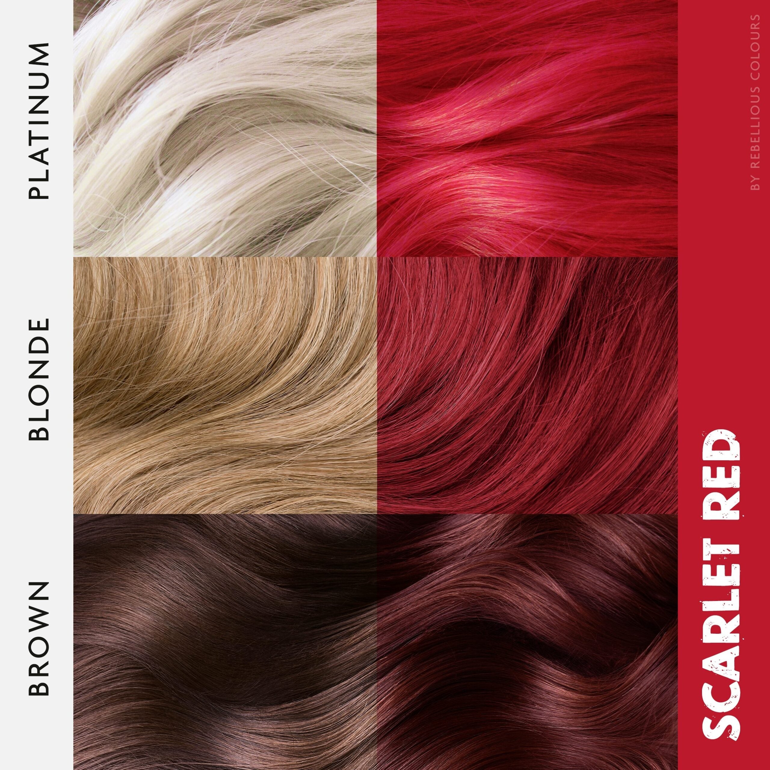 Rebellious Scarlet Red coloration semi-permanente 100ml rouge