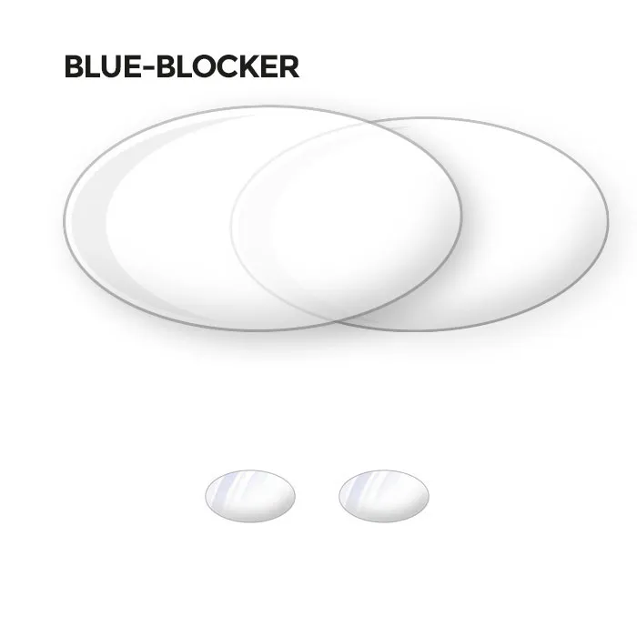 JHB Blue-blocker verres lumière bleue base 6 paire