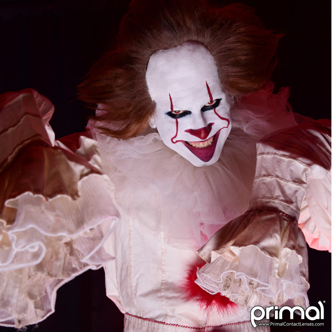 PRIMAL Pennywise lentilles orange jaune clown