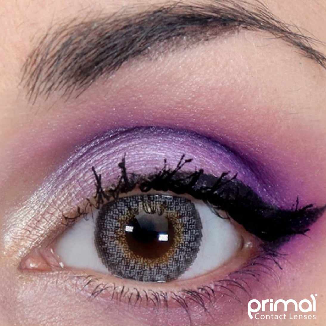 PRIMAL Starlight Ash lentilles grises naturelles 14.5 mm