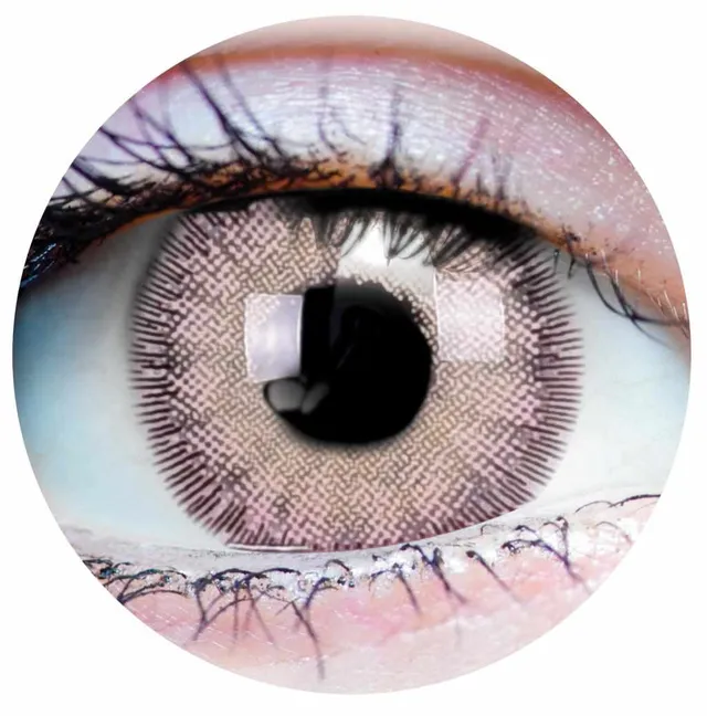 PRIMAL Crystal Hazel lentilles noisette opaques circle