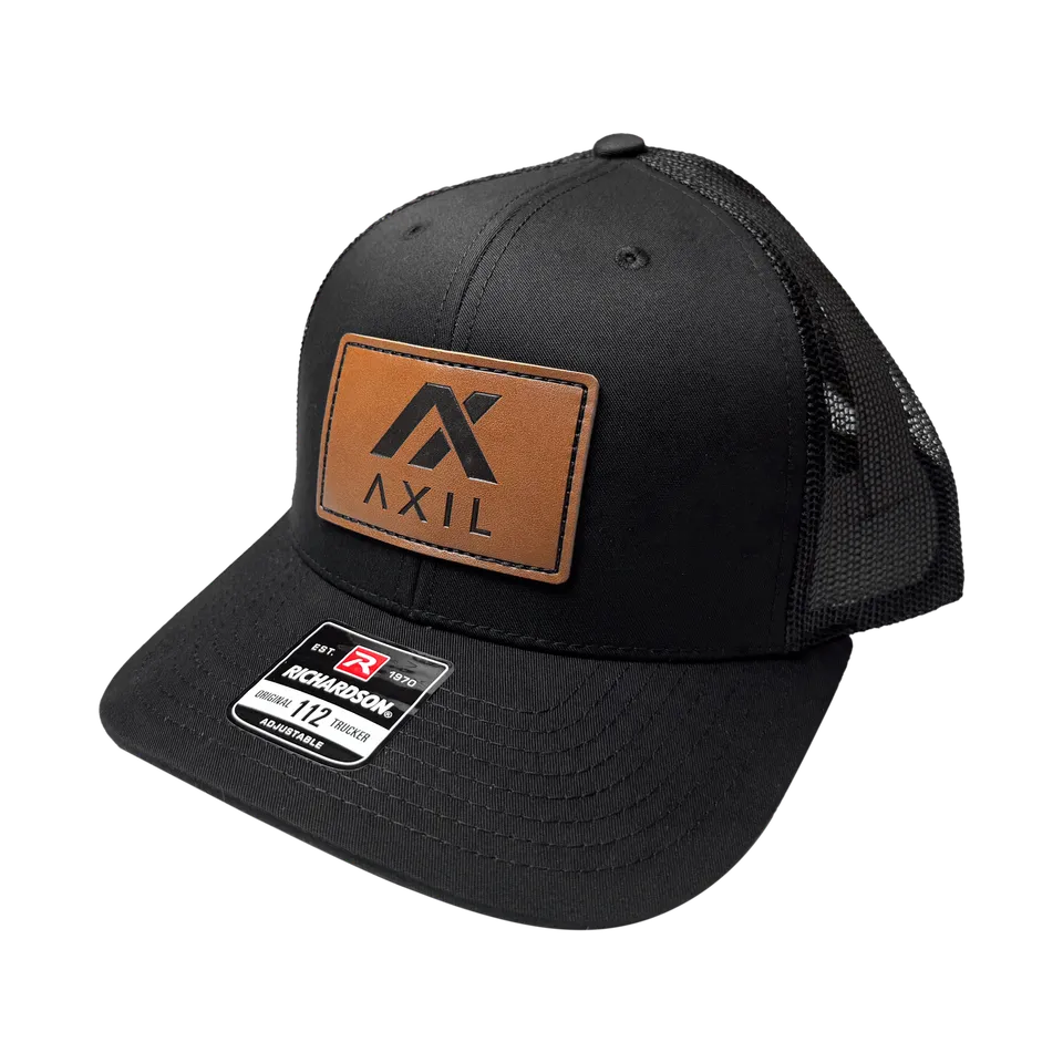 AXIL casquette trucker Richardson 112 patch cuir