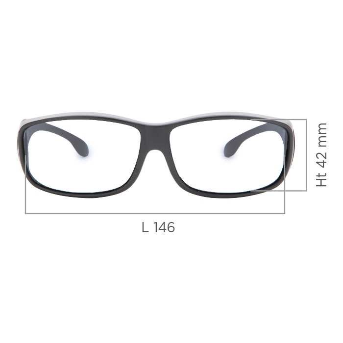 JHB Réf 326N surlunettes solaire verres au choix pochette