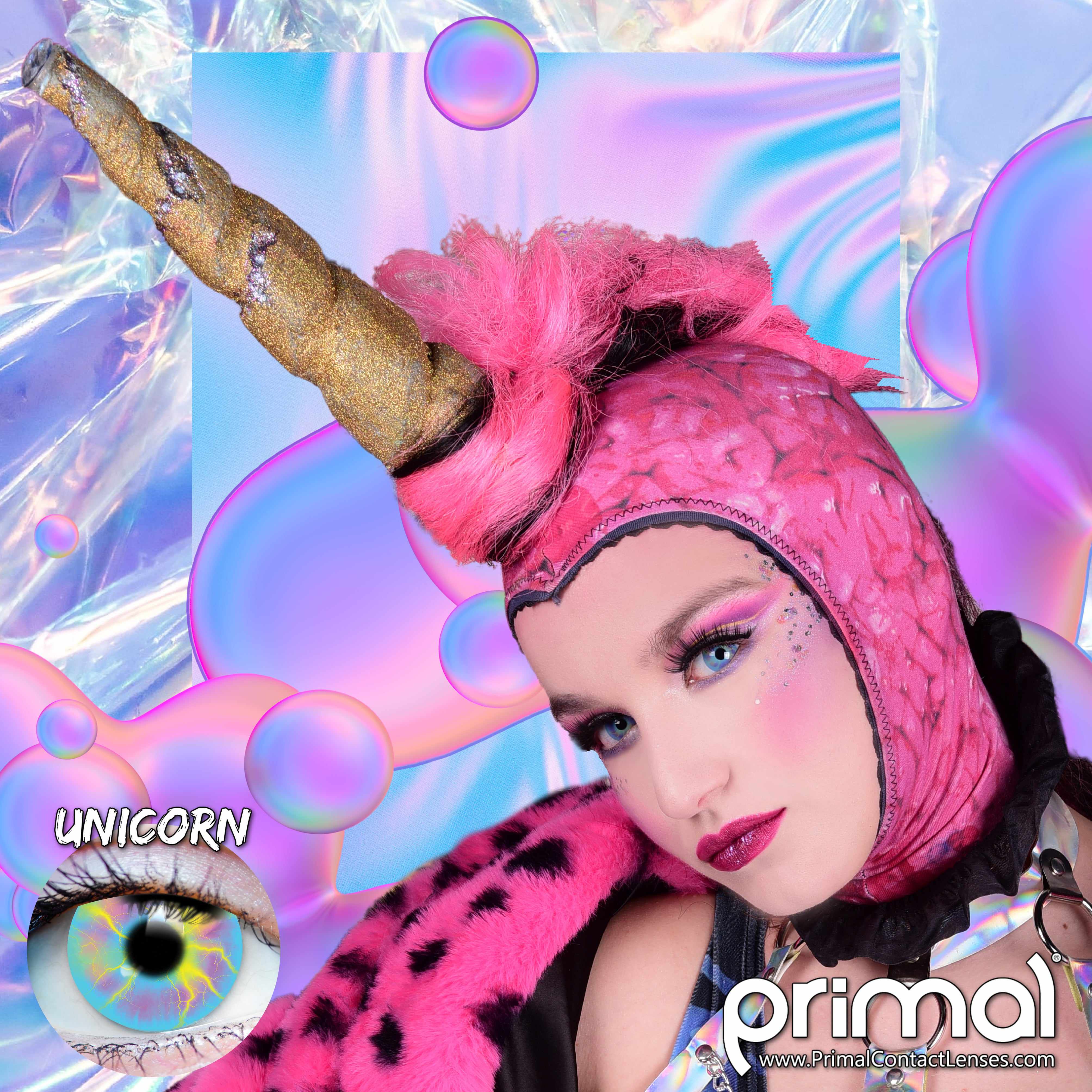 PRIMAL Unicorn lentilles de couleur arc-en-ciel