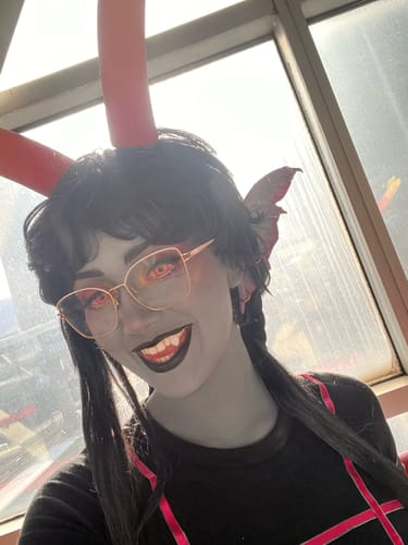 Primal Jinx lentilles cosplay rose mini scléra