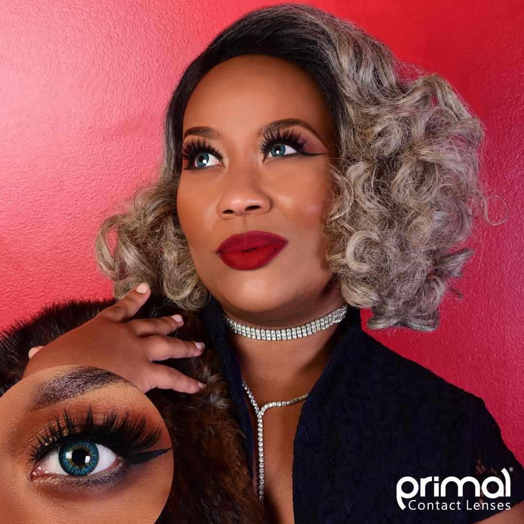 Primal Sunrise Turquoise lentilles couleur vert naturel