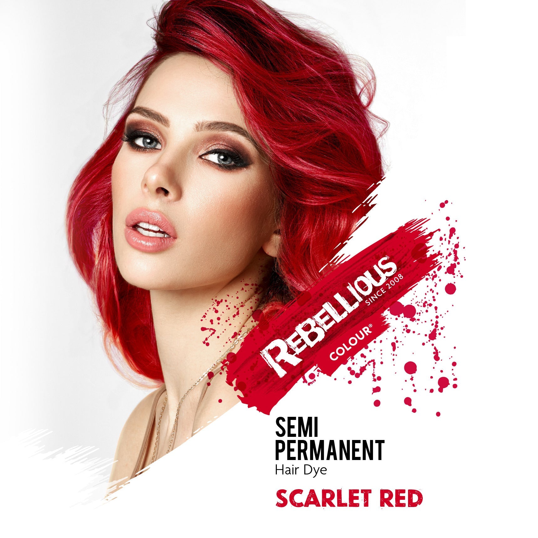 Rebellious Scarlet Red coloration semi-permanente 100ml rouge