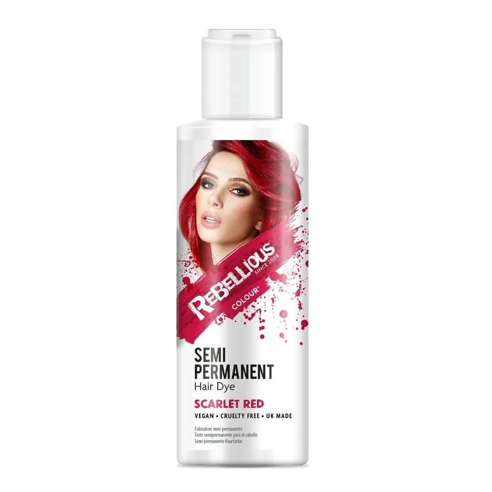Rebellious Scarlet Red coloration semi-permanente 100ml rouge