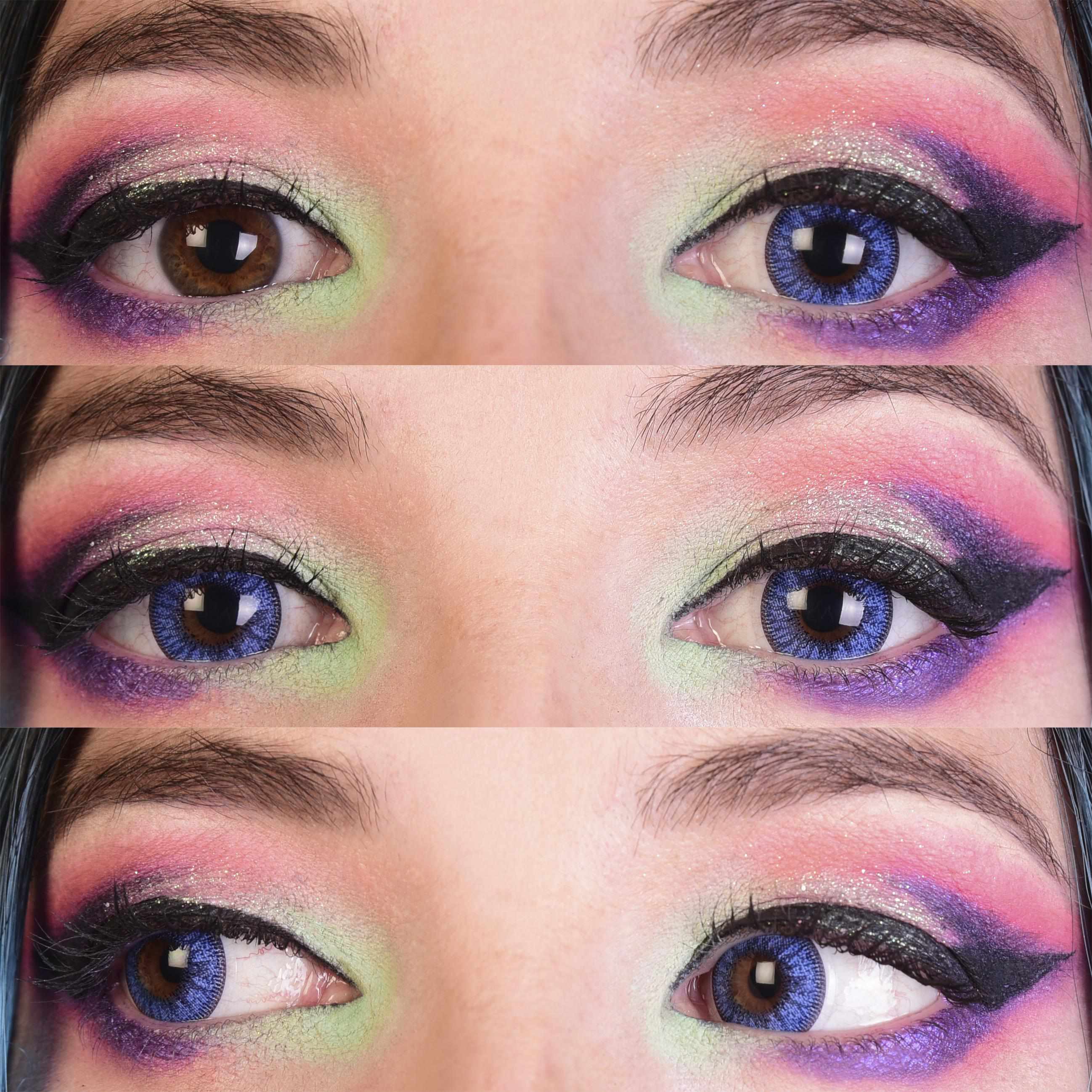 PRIMAL Moonlight Azure lentilles bleues 14 mm