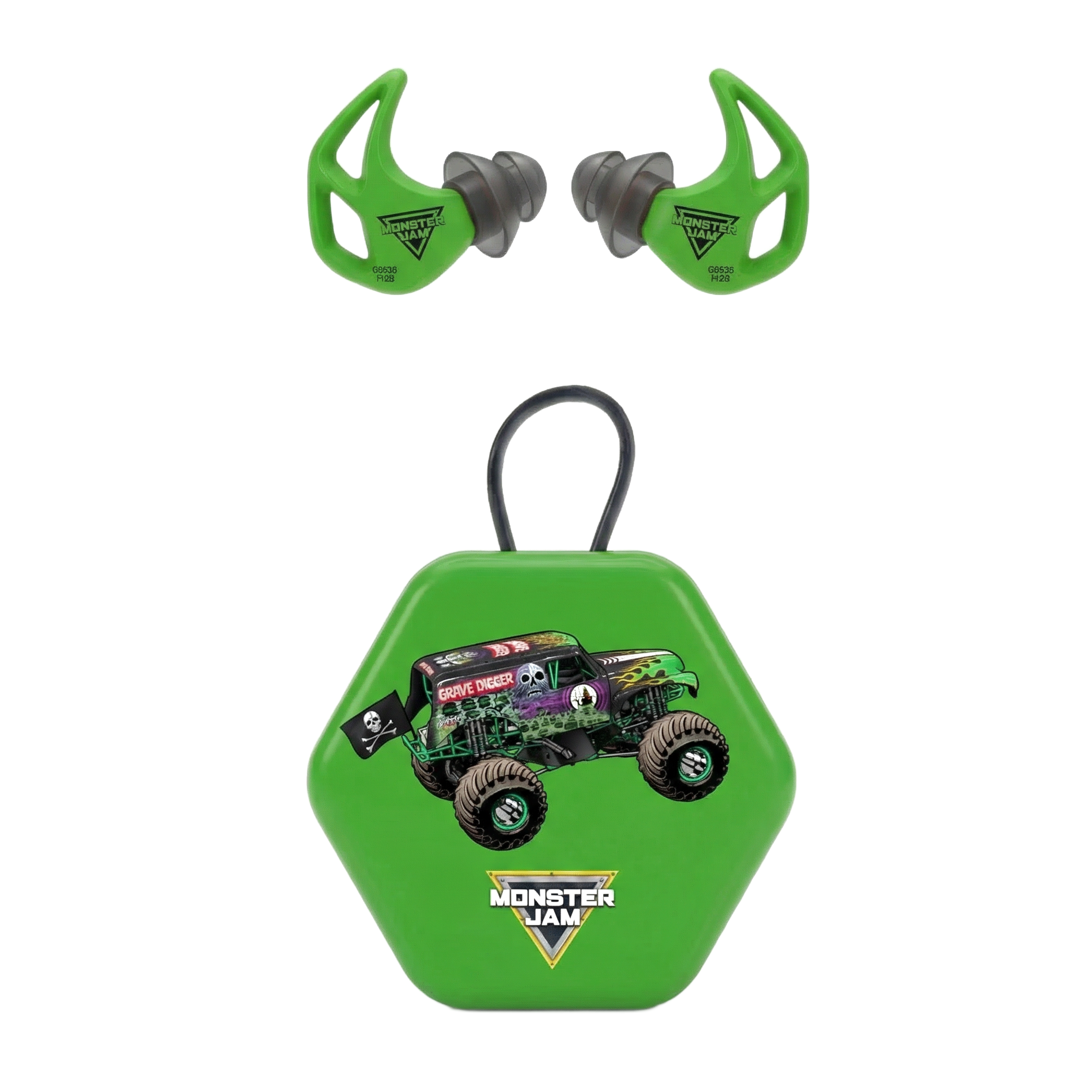 AXIL Monster Jam X20 bouchons d’oreilles camion Grave Digger