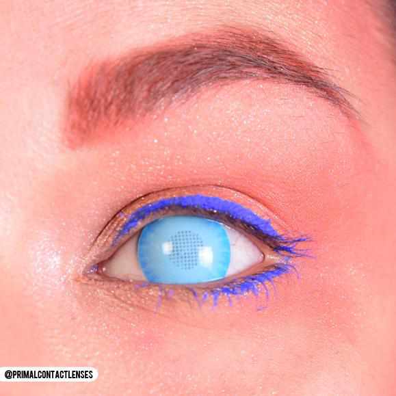 PRIMAL Saiyan Blue lentilles de couleur bleu cosplay