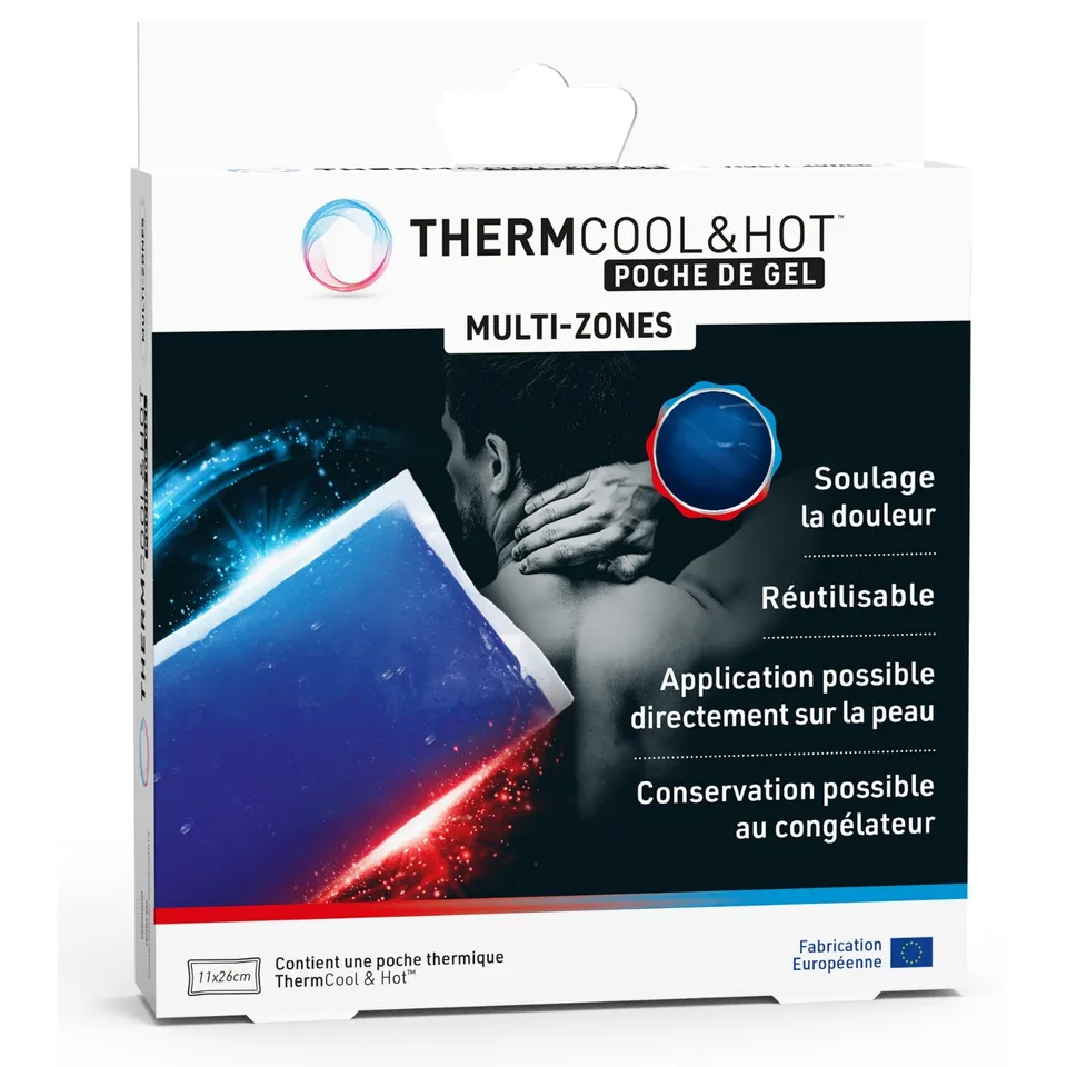 ThermCool Hot poche gel thermique multizones hématomes