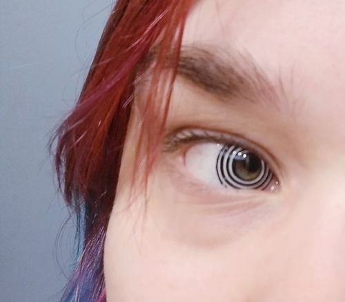 PRIMAL Hypnotized lentilles spirale noir et blanc