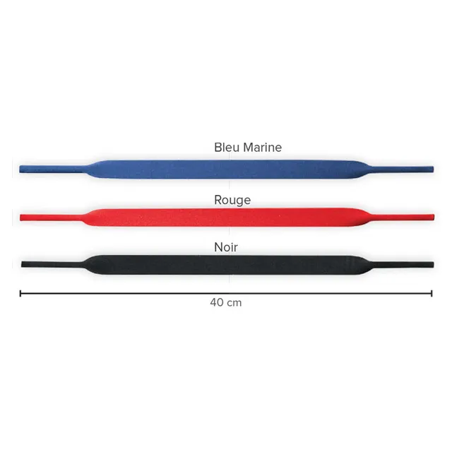 JHB 704 bandeau lunettes néoprène lot 12