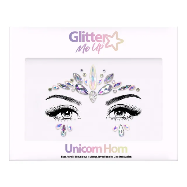PRIMAL Glitter Me Up Unicorn Horn bijoux visage strass