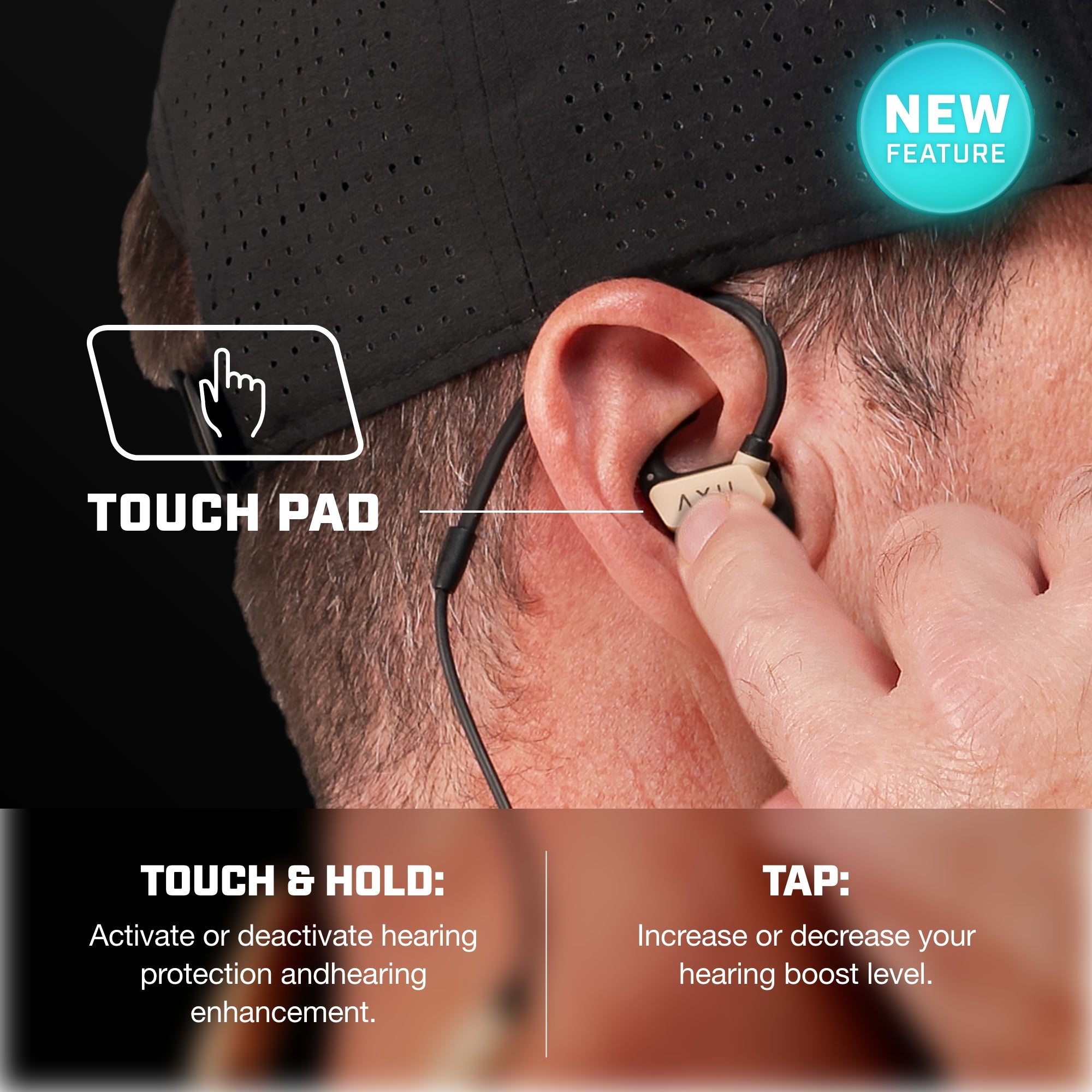 AXIL GS Extreme 3.0 bouchons oreilles électroniques