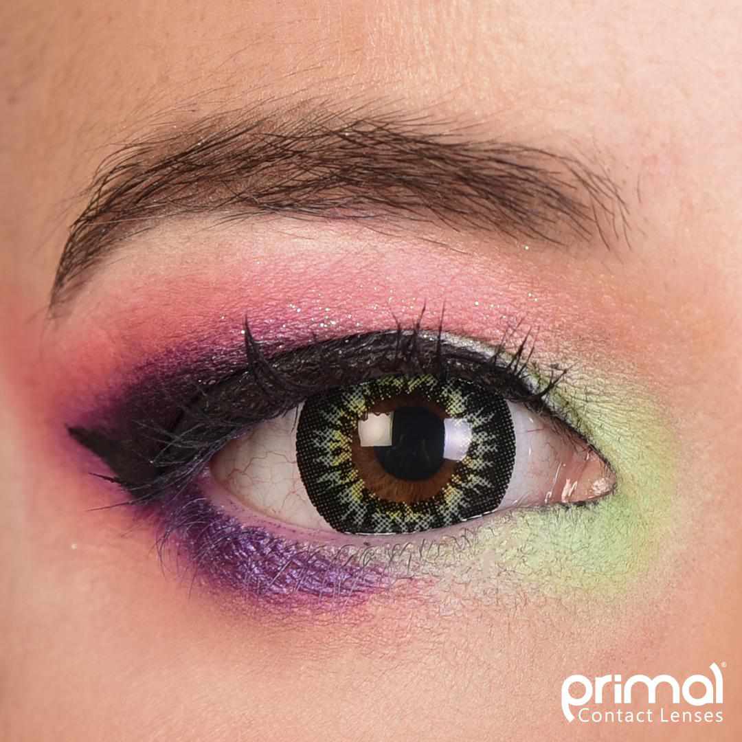 PRIMAL Mesmerize Emerald lentilles de contact vert émeraude