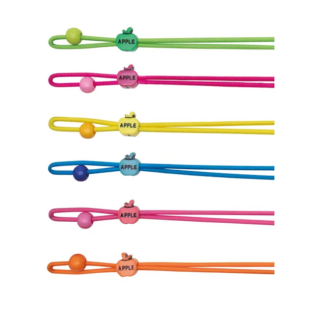 JHB 9136 cordon lunettes junior élastique pomme lot 12 ajustable