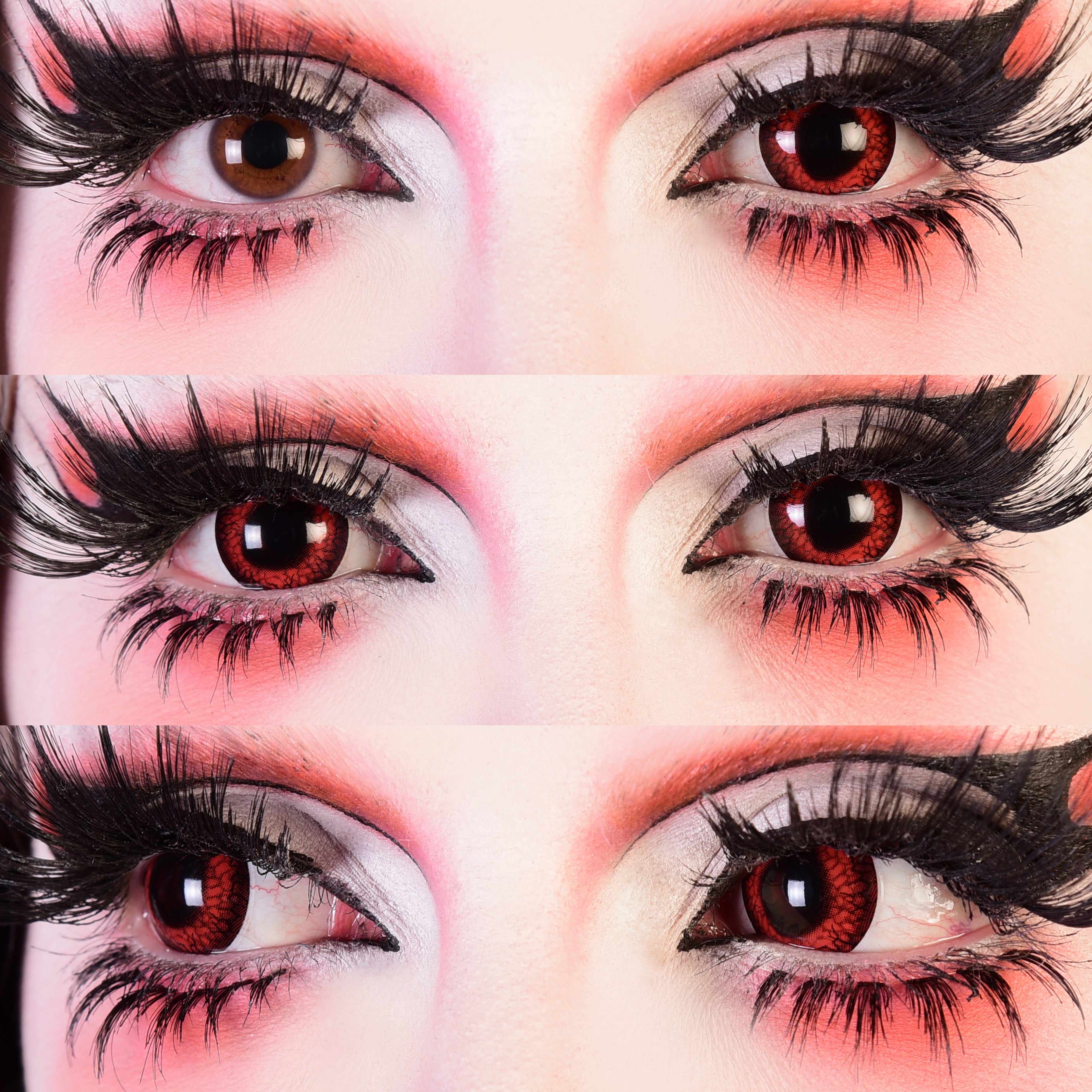 PRIMAL Reptilian lentilles rouges 15,2mm reptile opaque