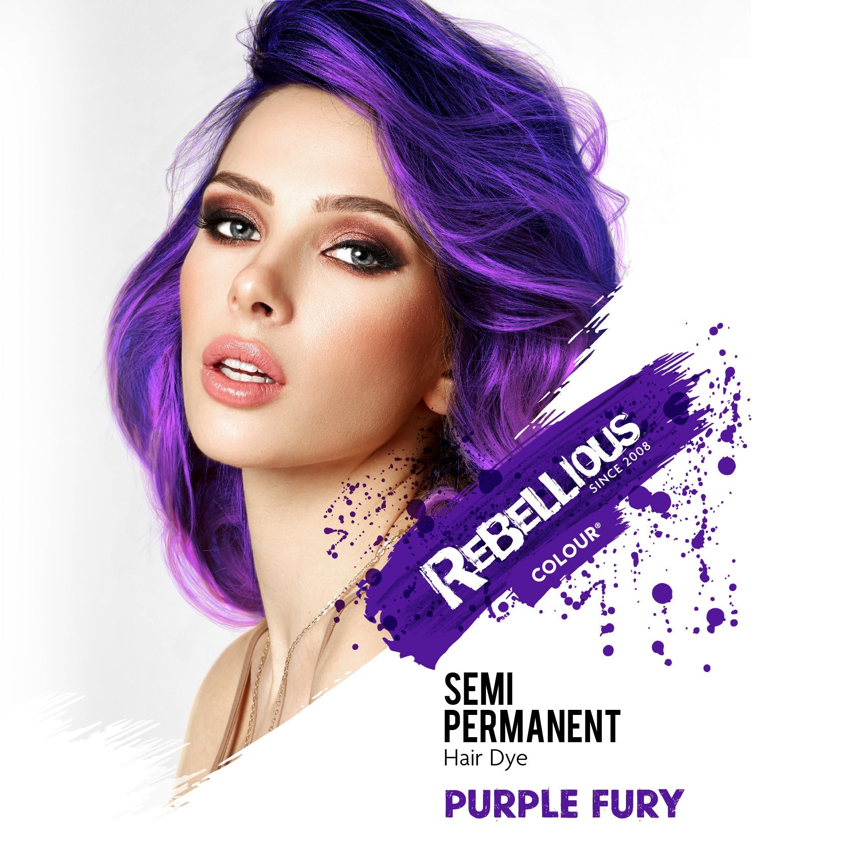Rebellious Purple Fury coloration violette semi-permanente 100ml