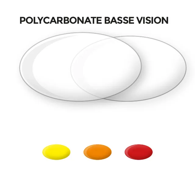 JHB Base 6 verres polycarbonate basse vision paire