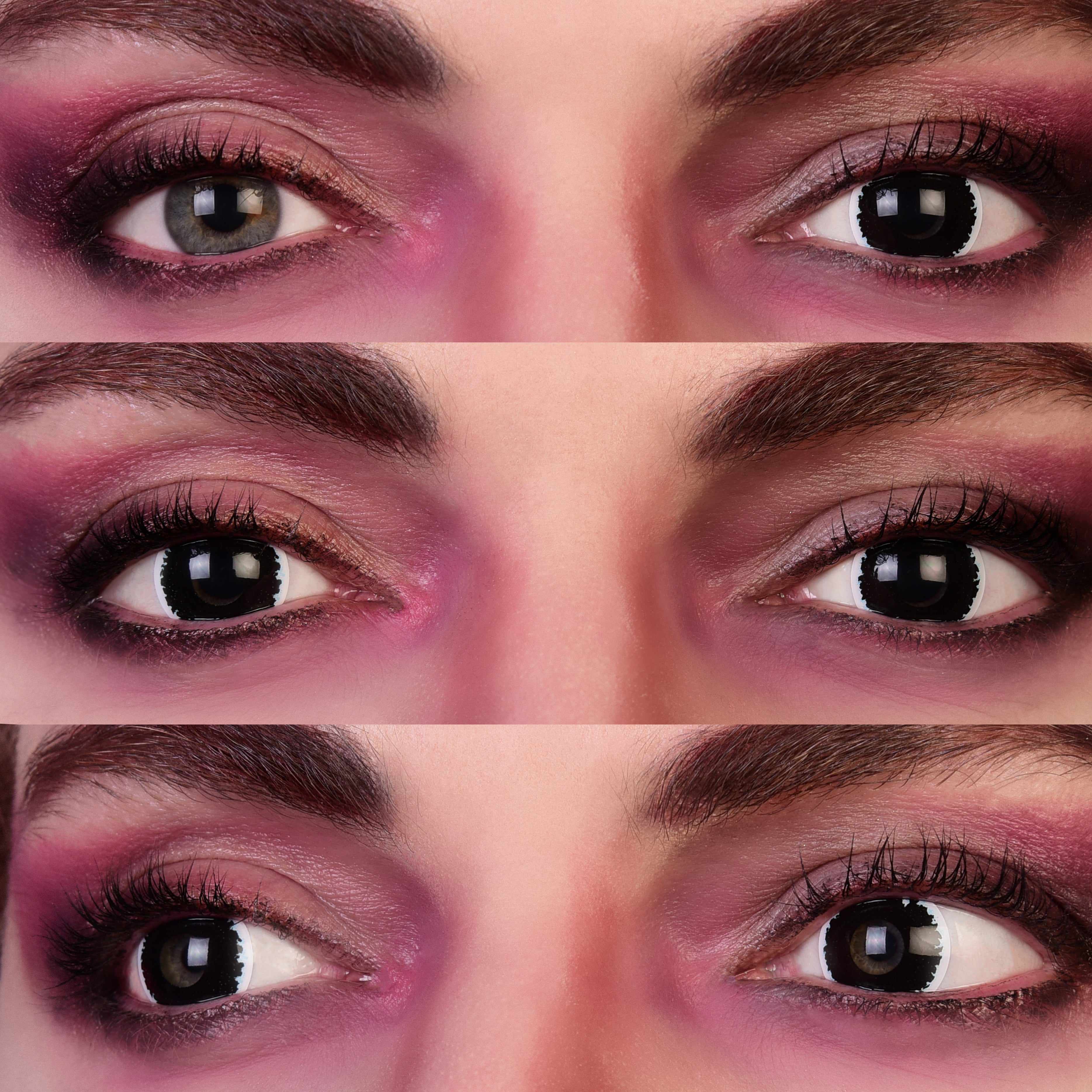 PRIMAL Chaos lentilles noires cosplay pupille libre
