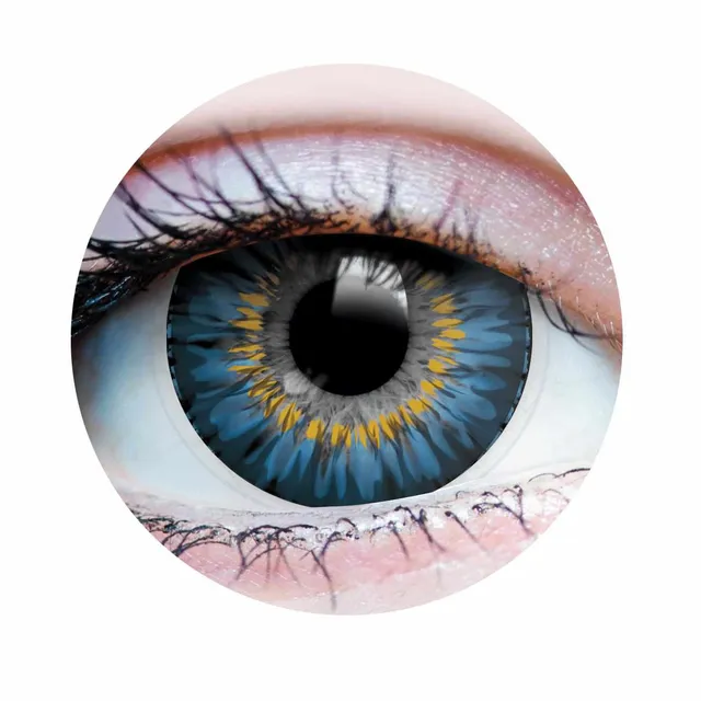 Primal Moonrise Ocean lentilles couleur turquoise 14,5 mm