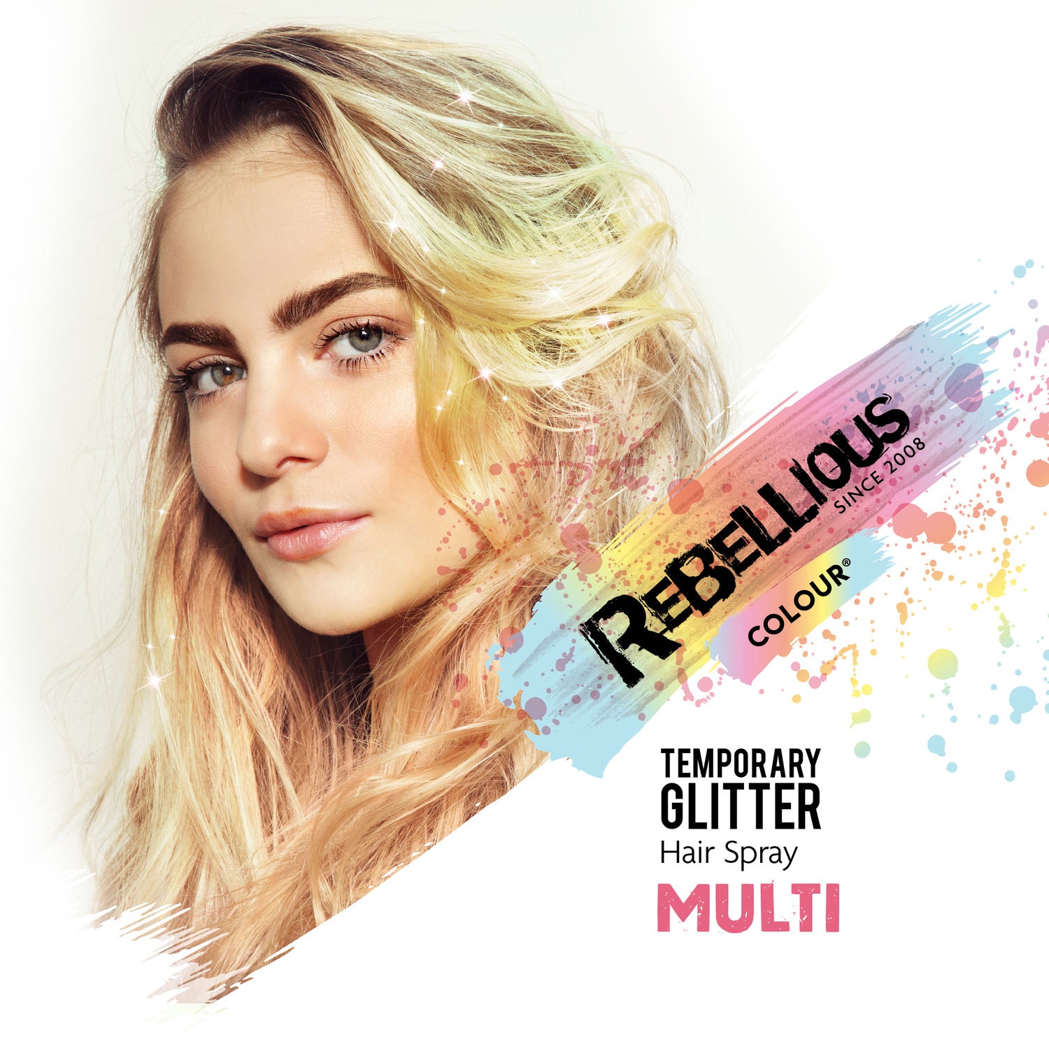 PRIMAL Rebellious spray paillettes cheveux multi 125ml