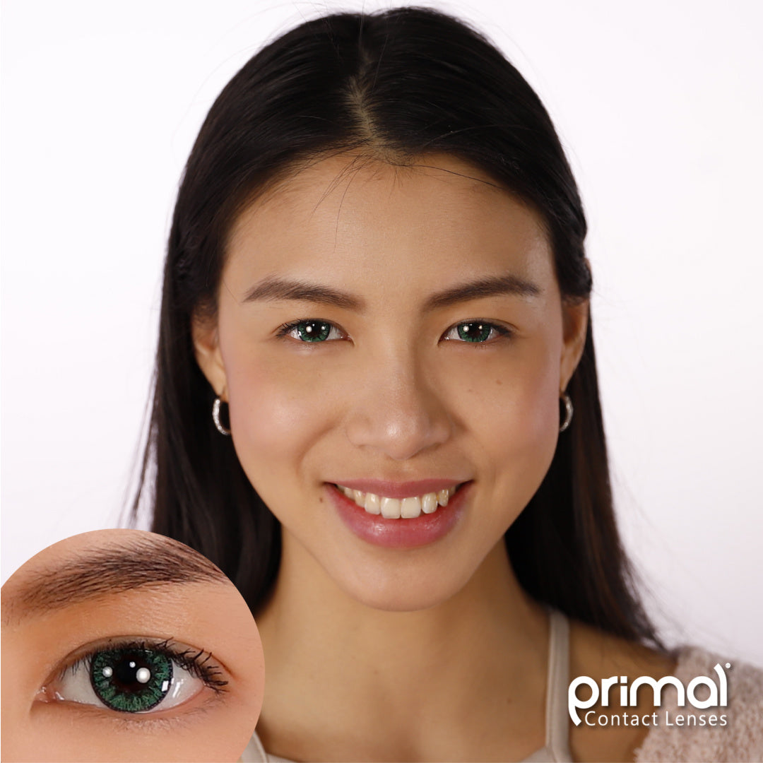 PRIMAL Enchanted Emerald lentilles vertes naturelles 14mm