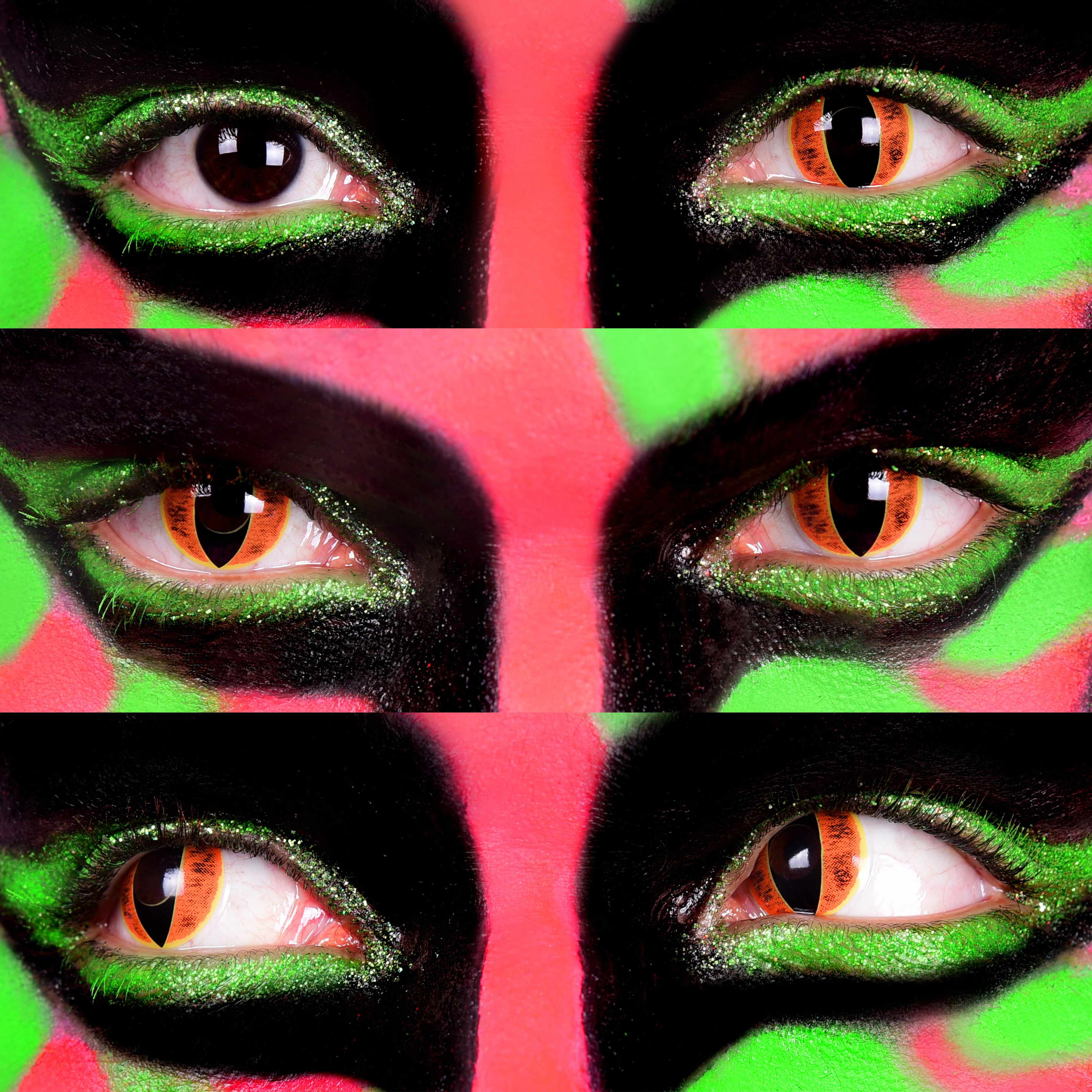 PRIMAL Sauron lentilles rouges reptile cosplay
