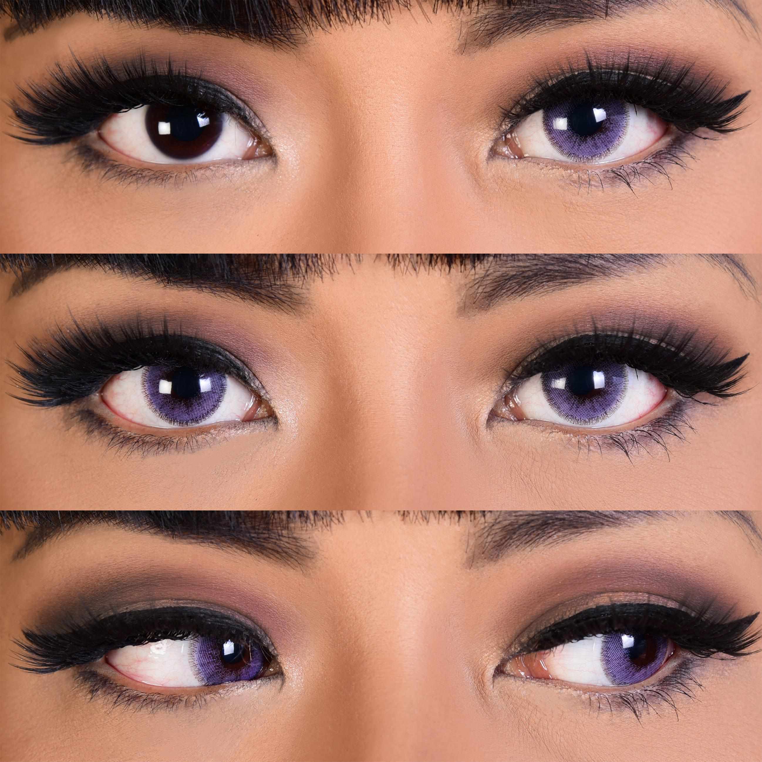Primal Charm Lilac lentilles violettes sans correction